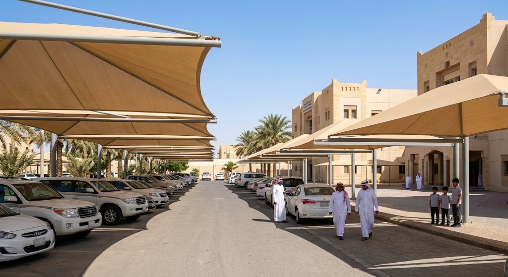 مظلات وسواتر حي العليا الرياض بتصاميم مودرن وخامات عالية الجودة
